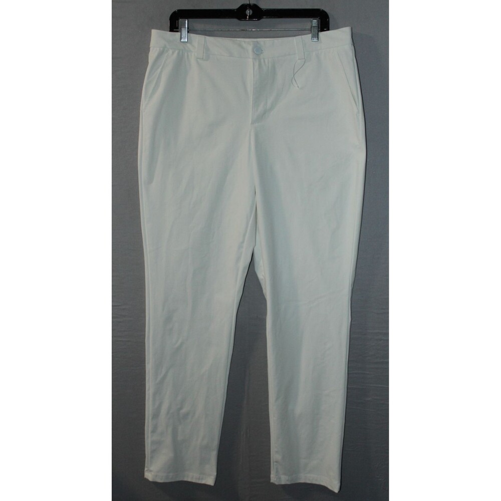 Willit Pants Mens Size 34x34 White Performance Stretch Chino Straight Moist Wick